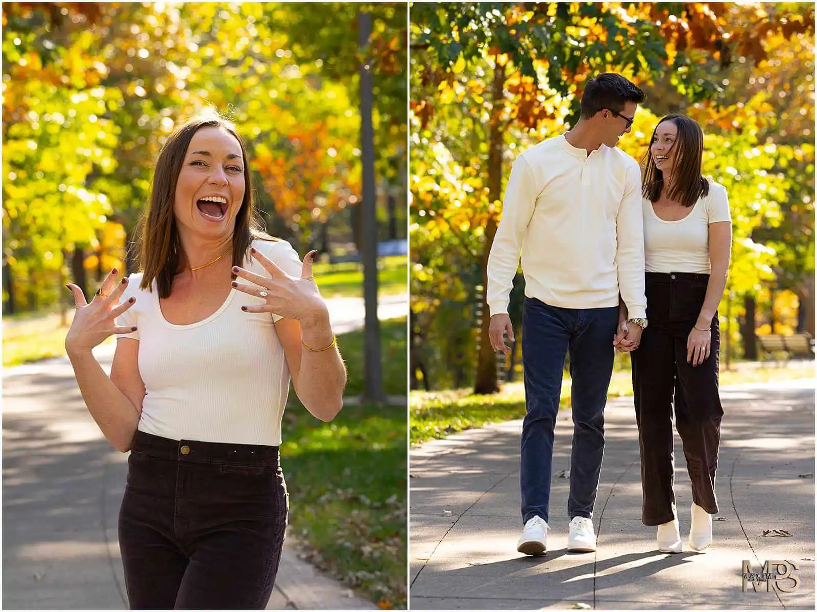 Eden Park Cincinnati Surprise proposal photography