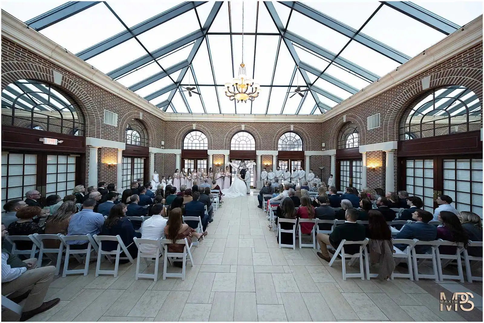 Wedding Ceremony at Atrium at Manor House Ohio