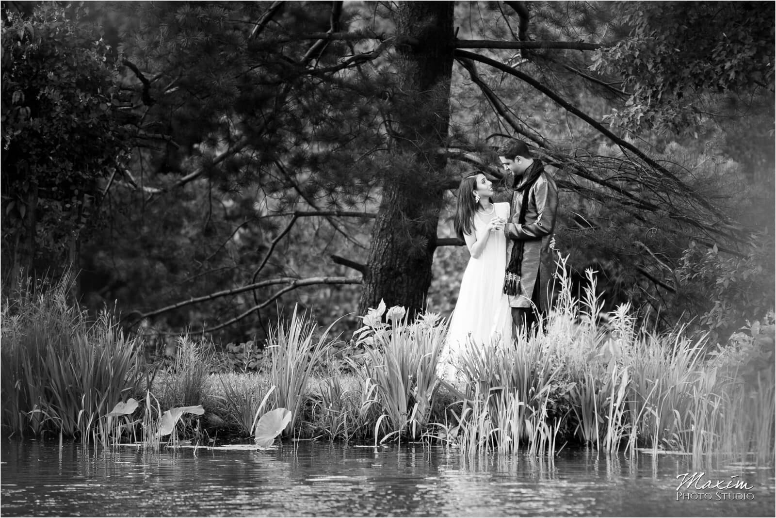 Holden Arboretum Cleveland wedding engagement
