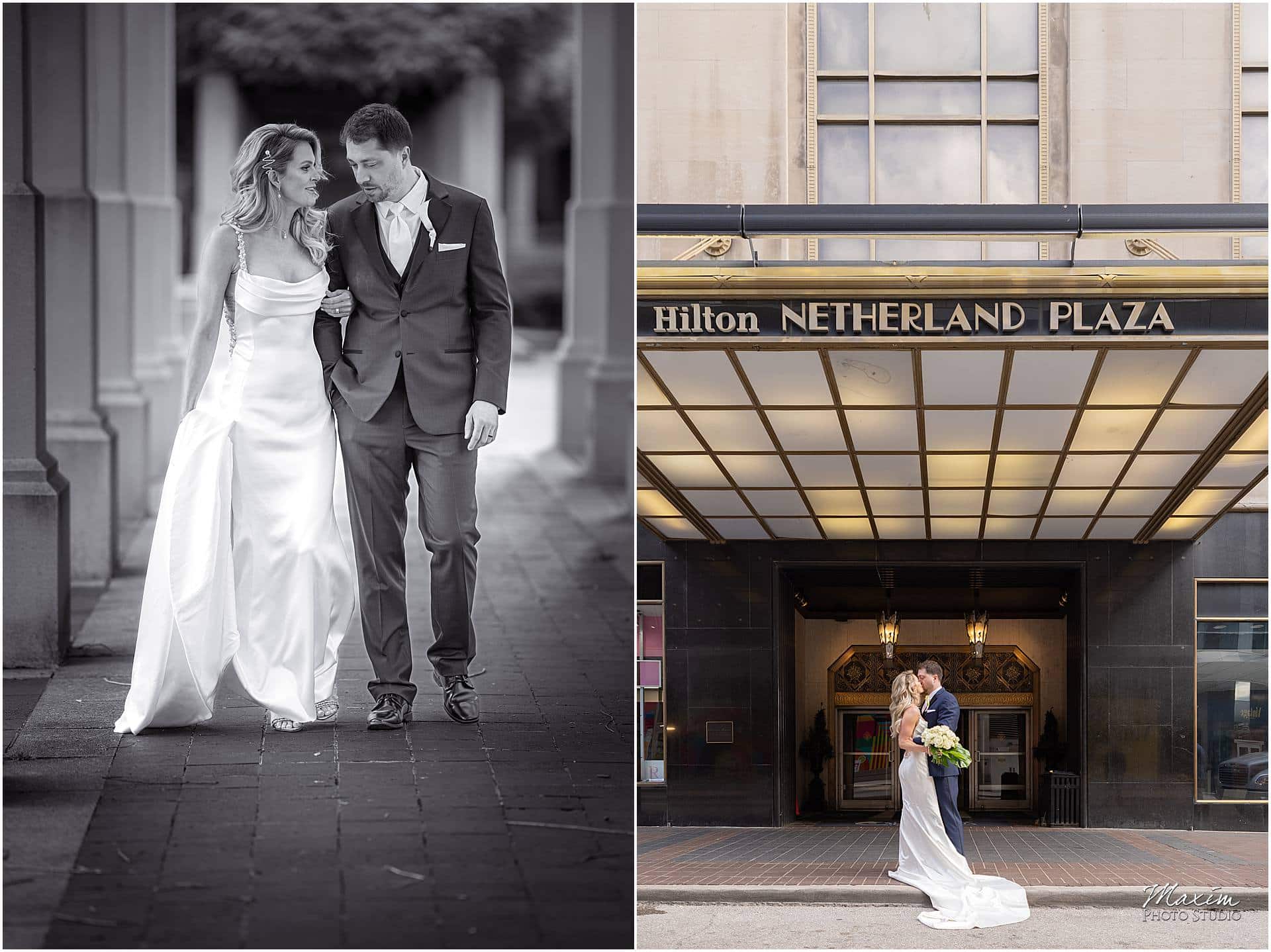 Hilton Netherland Plaza Hotel Cincinnati Wedding, Destination Wedding photographers