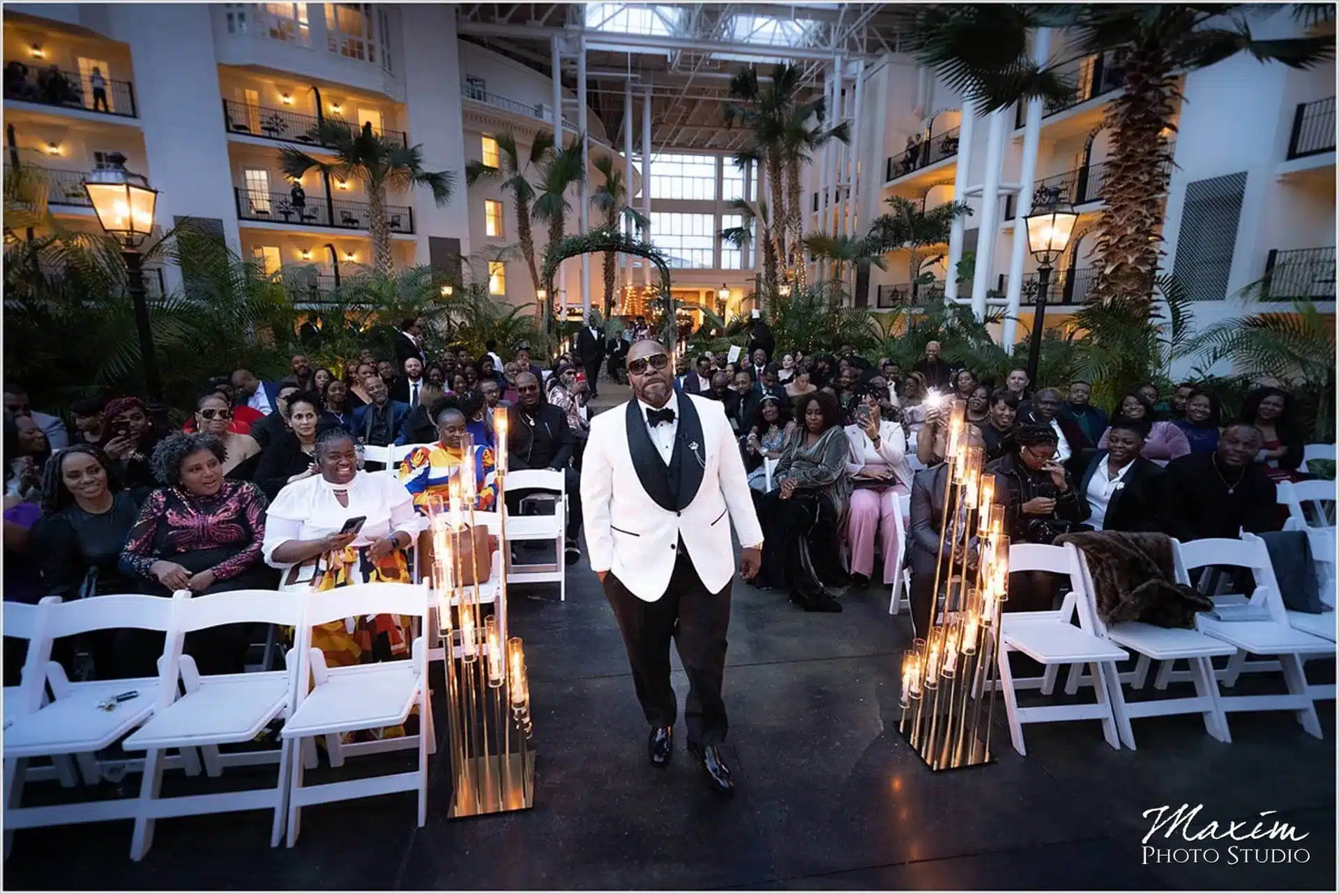 Opryland resort nashville wedding photography, Delta Pavilion Ceremony, Magnolia Ballroom reception