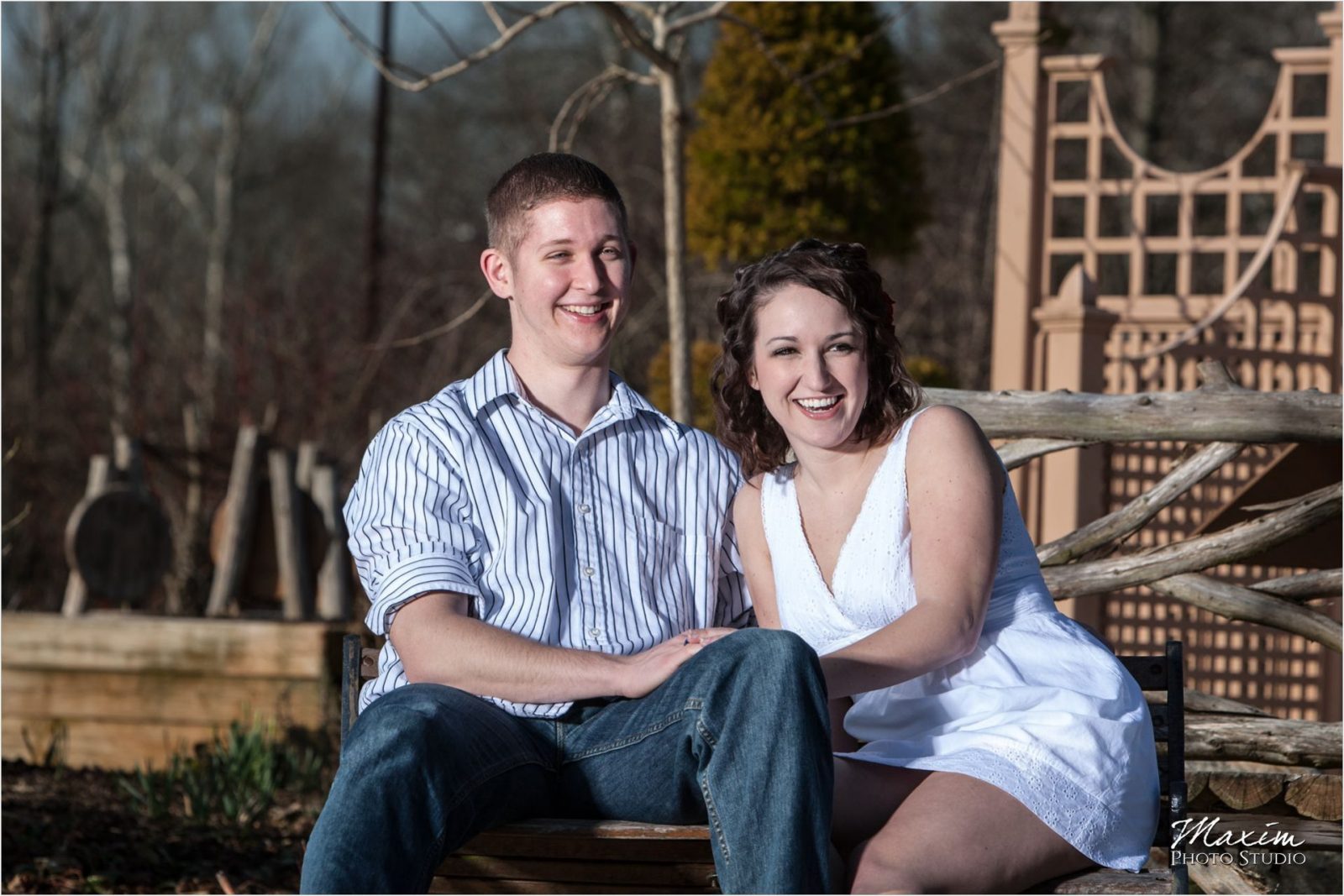 Wegerzyn Gardens Dayton Ohio Engagement