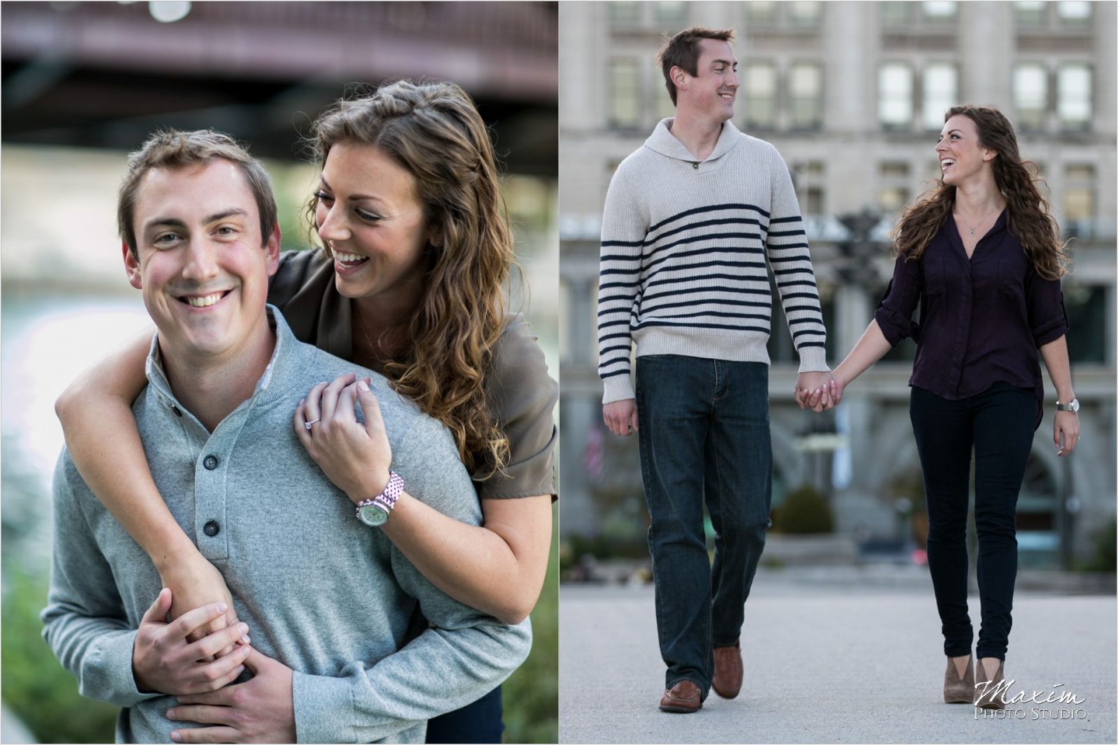 Downtown Chicago Engagement Photography