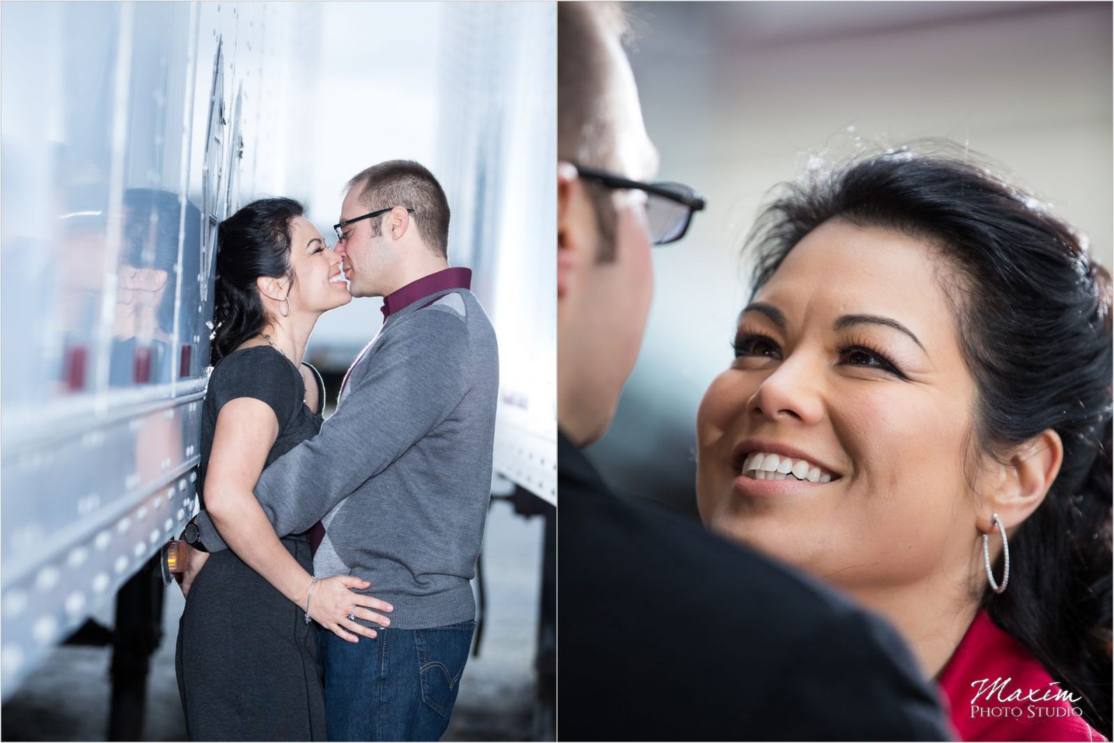 Dayton Wedding Photographers Downtown Engagement
