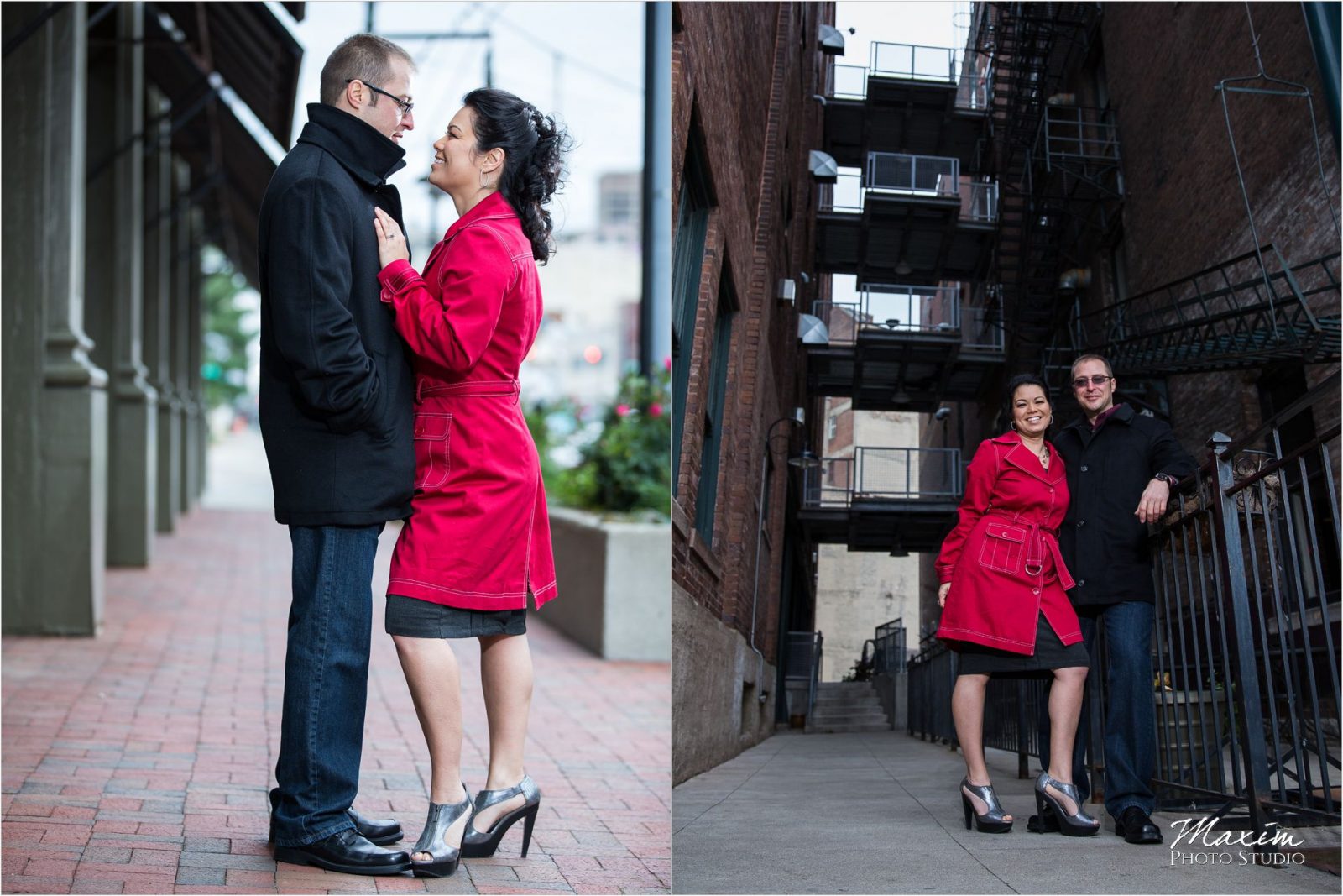 Dayton Wedding Photographers Oregon District Engagement