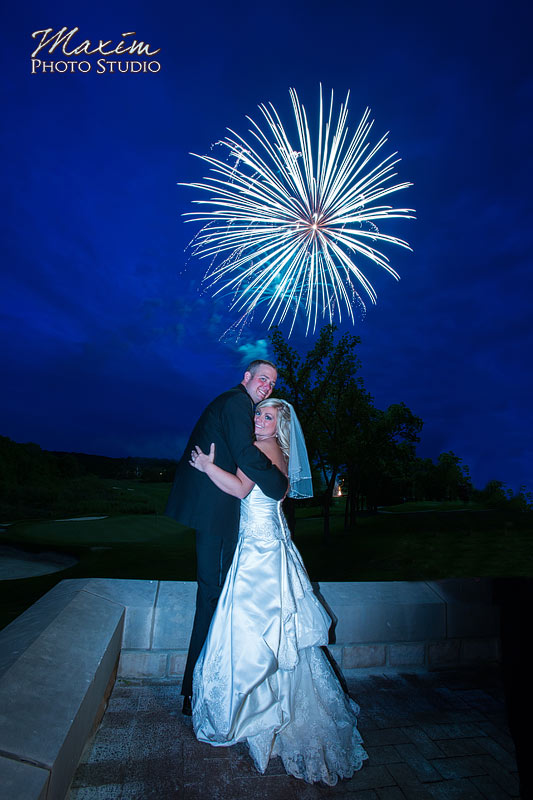 Country Club of the North Wedding Reception fireworks