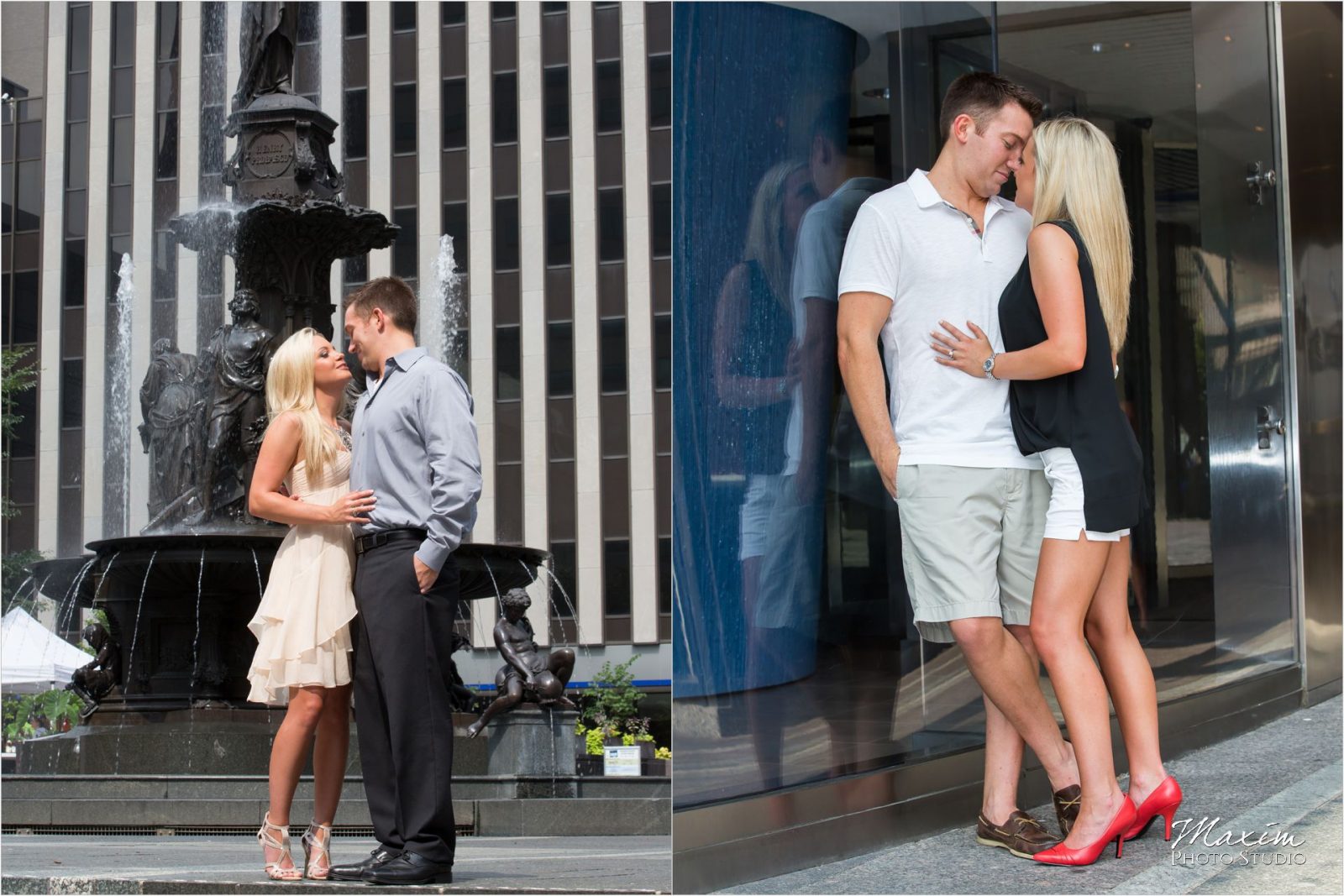 Cincinnati Wedding Photographers Downtown Cincinnati Engagement