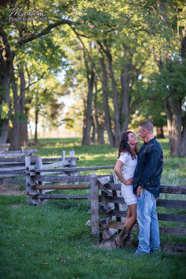 Carriage Hill Dayton Ohio Engagement