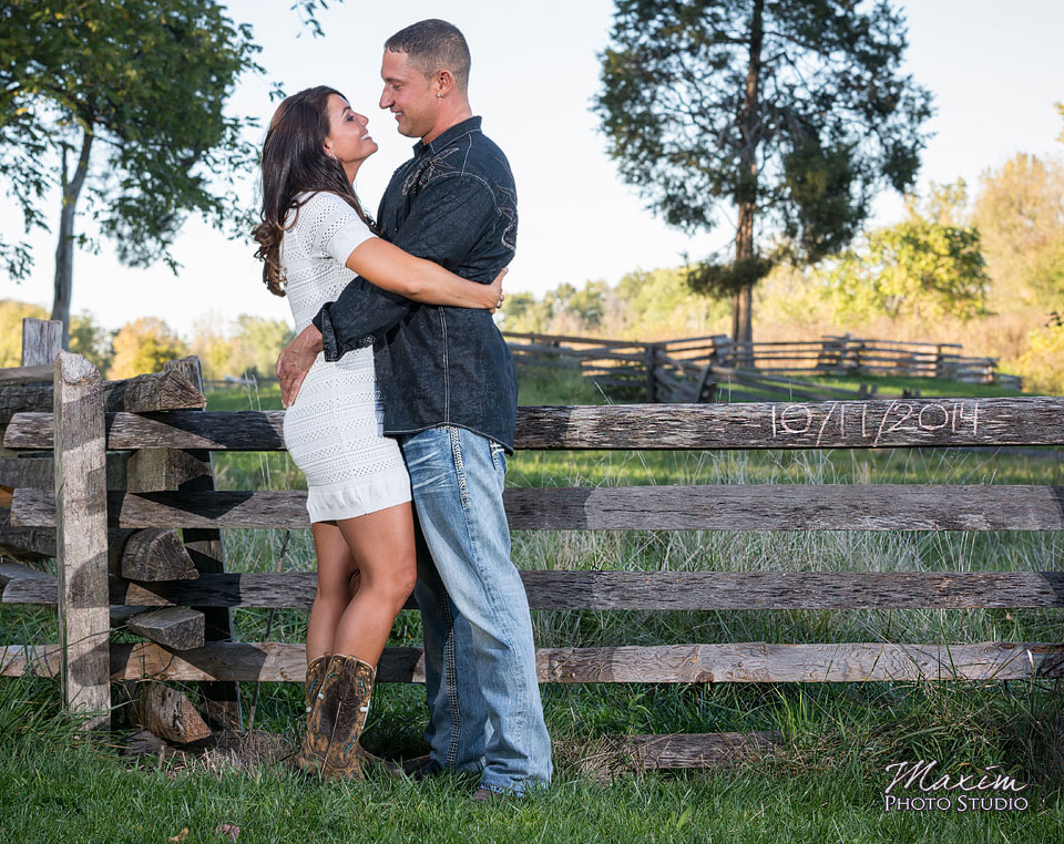 Carriage Hill Dayton Ohio Engagement