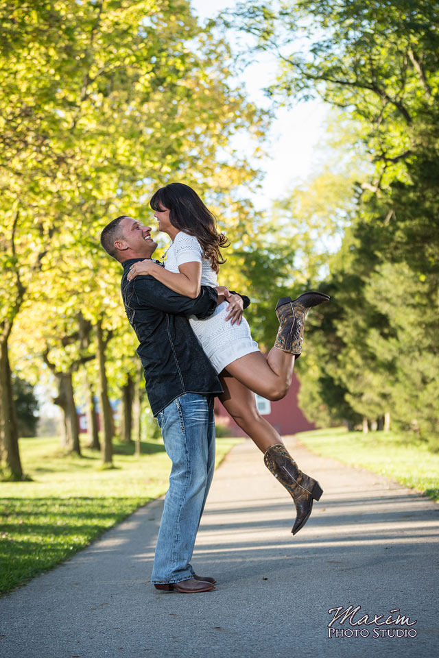 Carriage Hill Dayton Ohio Engagement