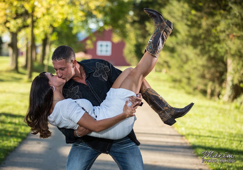 Carriage Hill Dayton Ohio Engagement