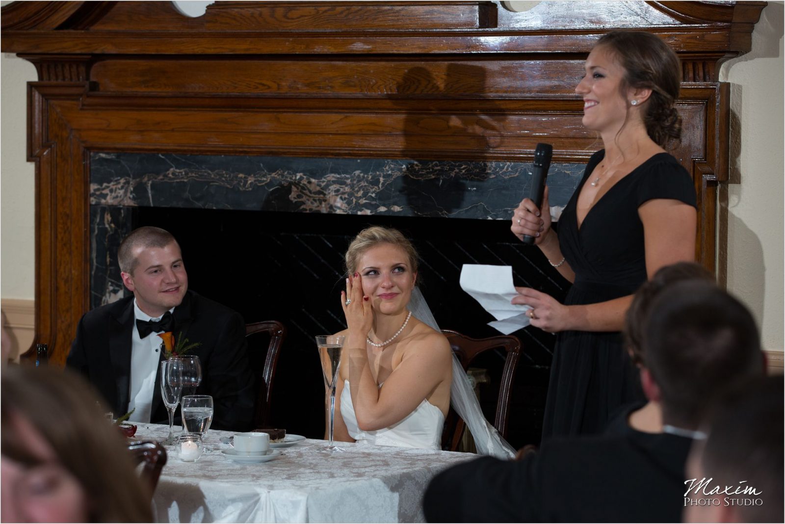 Queen City Cincinnati Wedding Reception toasts