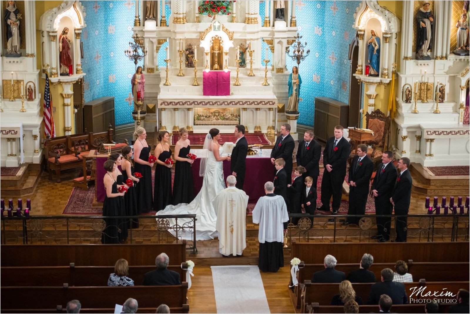 St. Rose Church Cincinnati Wedding Ceremony