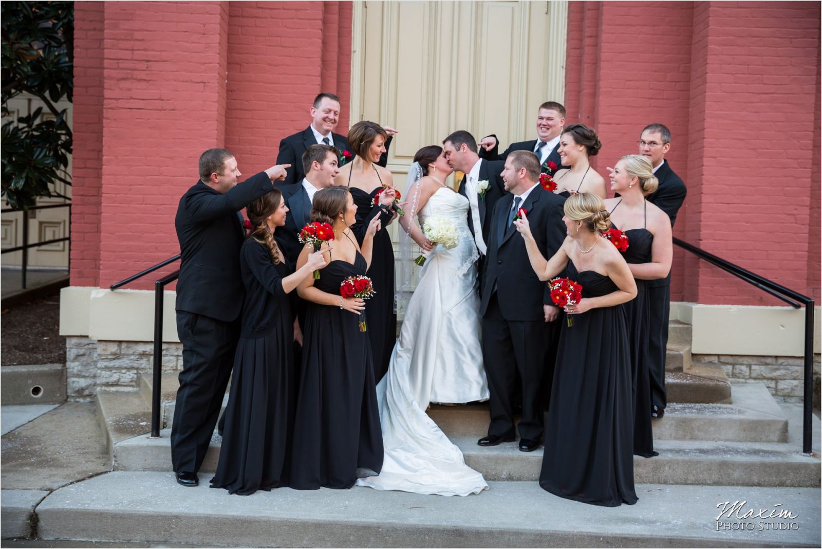 St. Rose Cincinnati Church Bridal Party