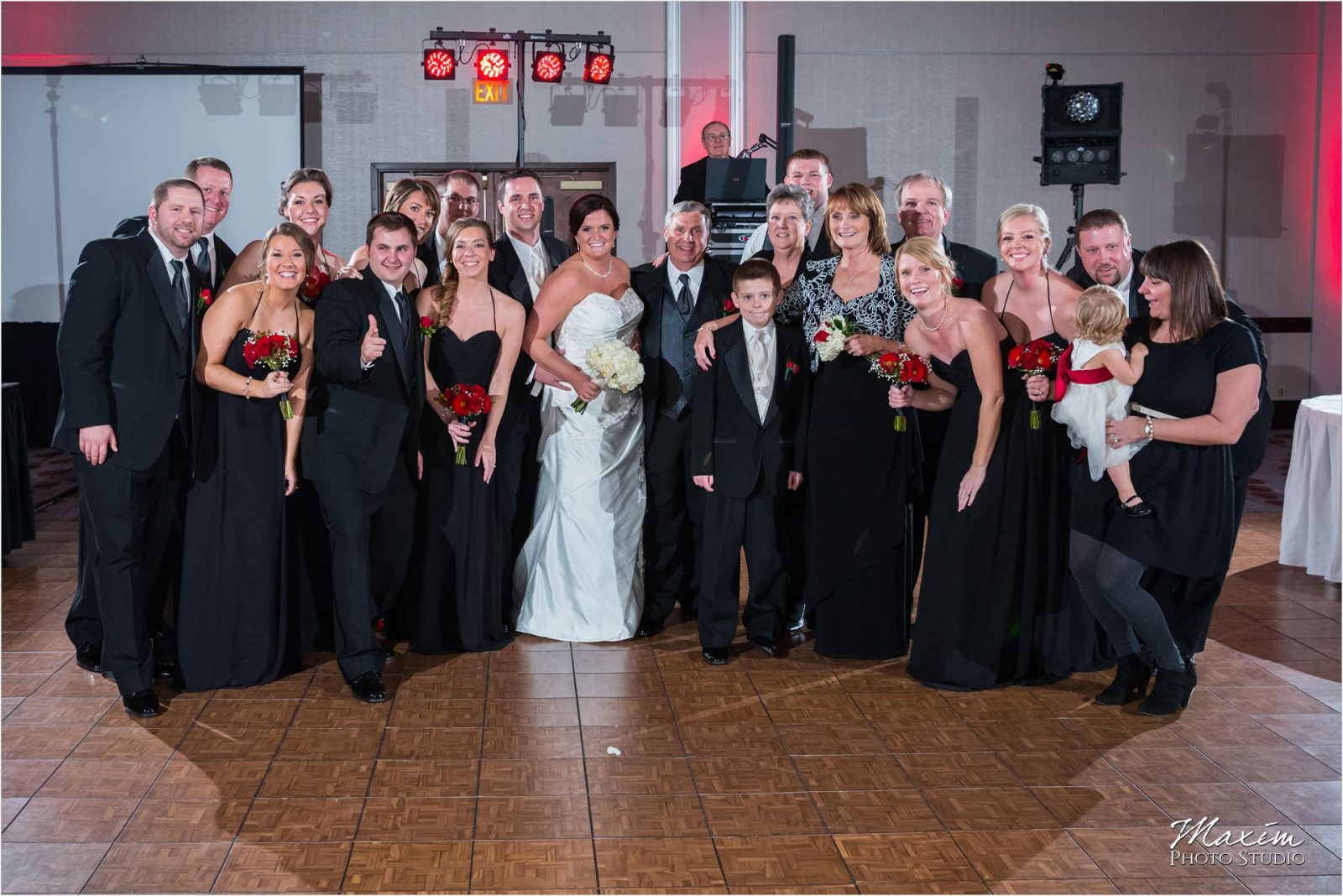 Hyatt Cincinnati Wedding Bridal Party