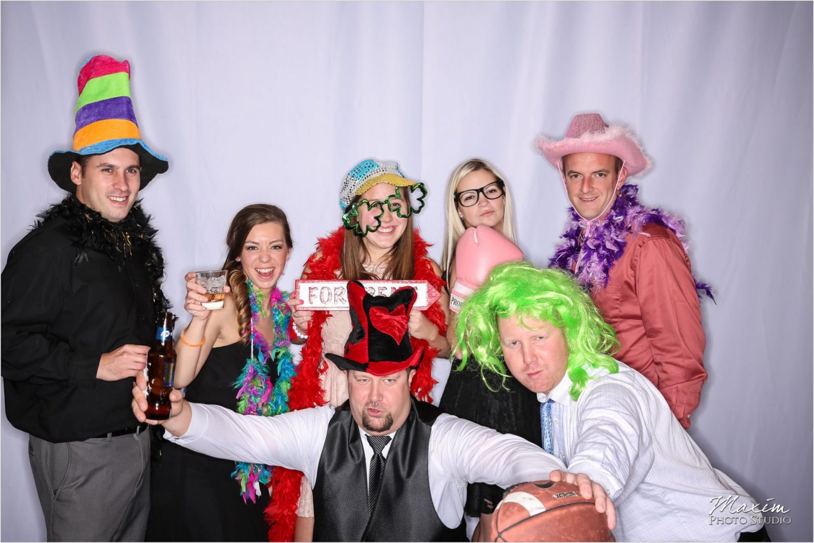 Hyatt Cincinnati Wedding Reception Photo Booth