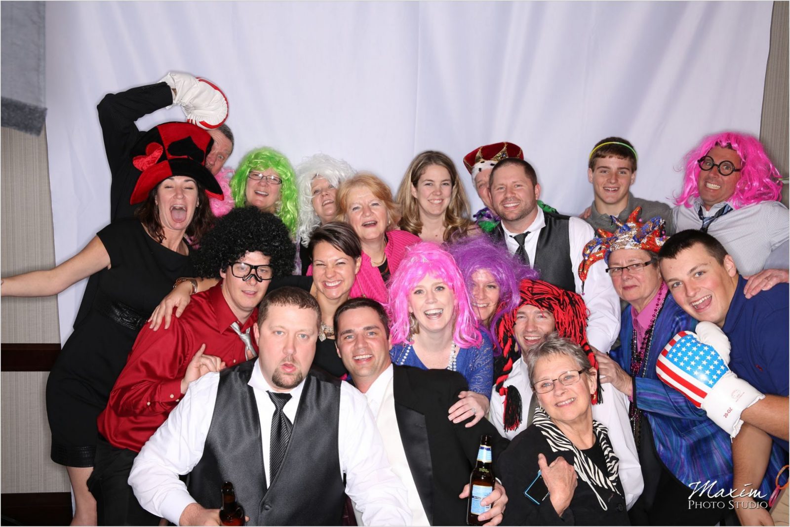 Hyatt Cincinnati Wedding Reception Photo Booth
