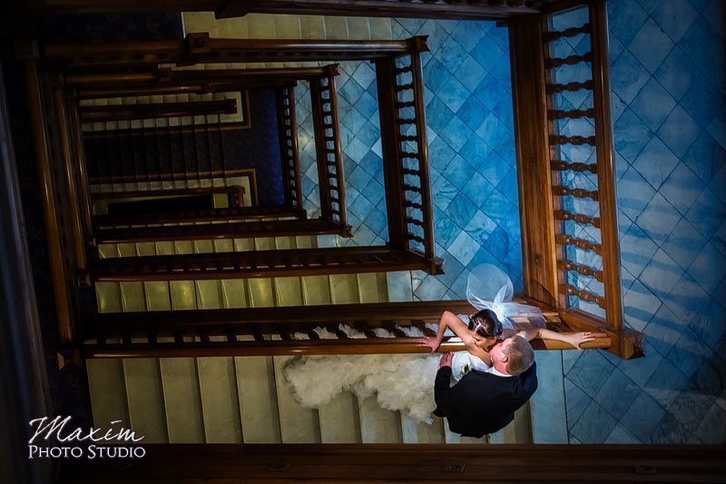 Cincinnati Hotel Cincinnati Russian Wedding Stairs