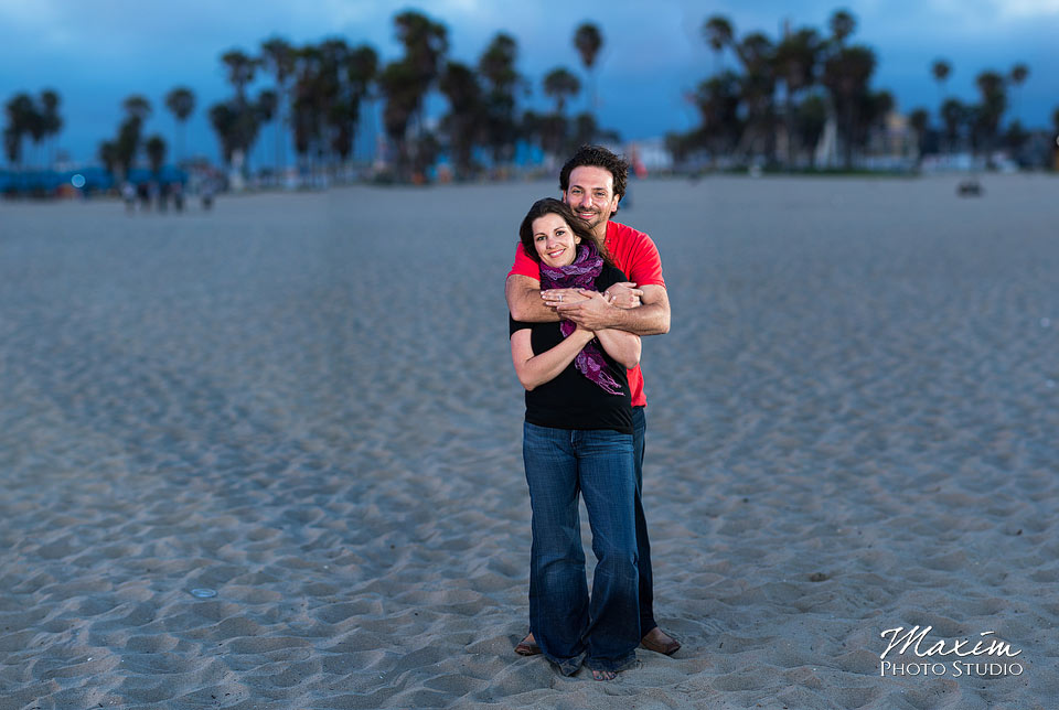 venice beach, los angeles engagement