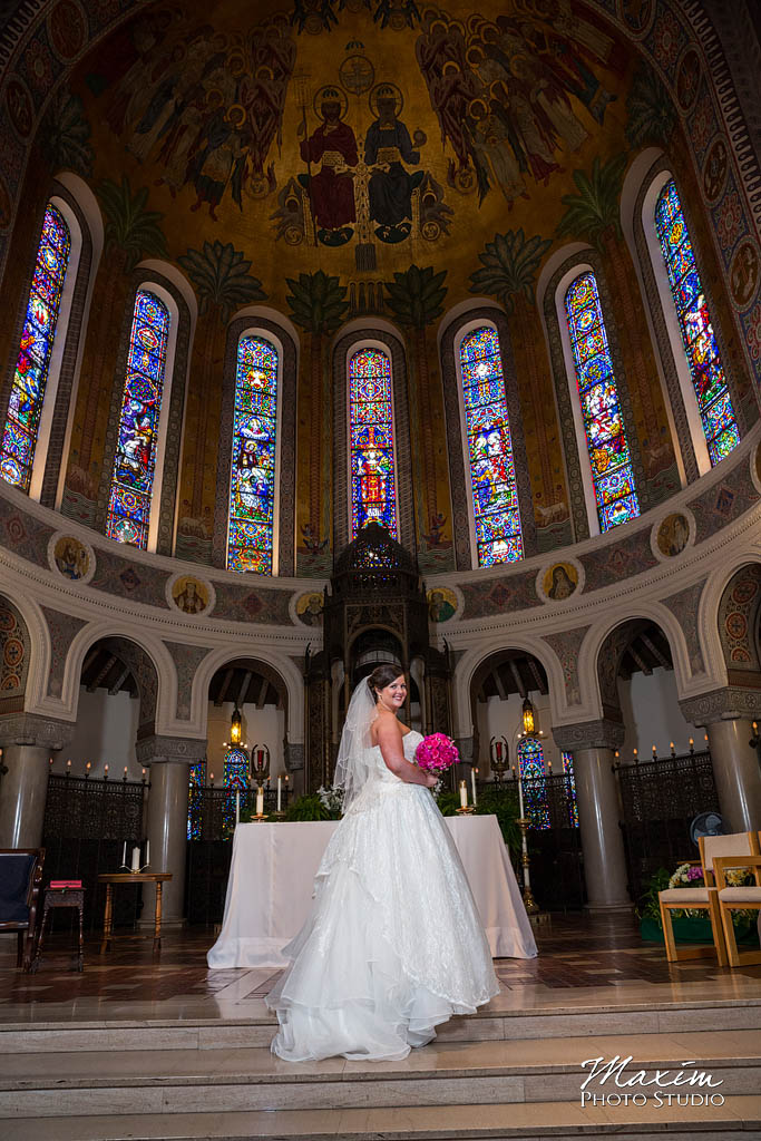 Cincinnati wedding photographers St. Monica St. George Parrish pictures