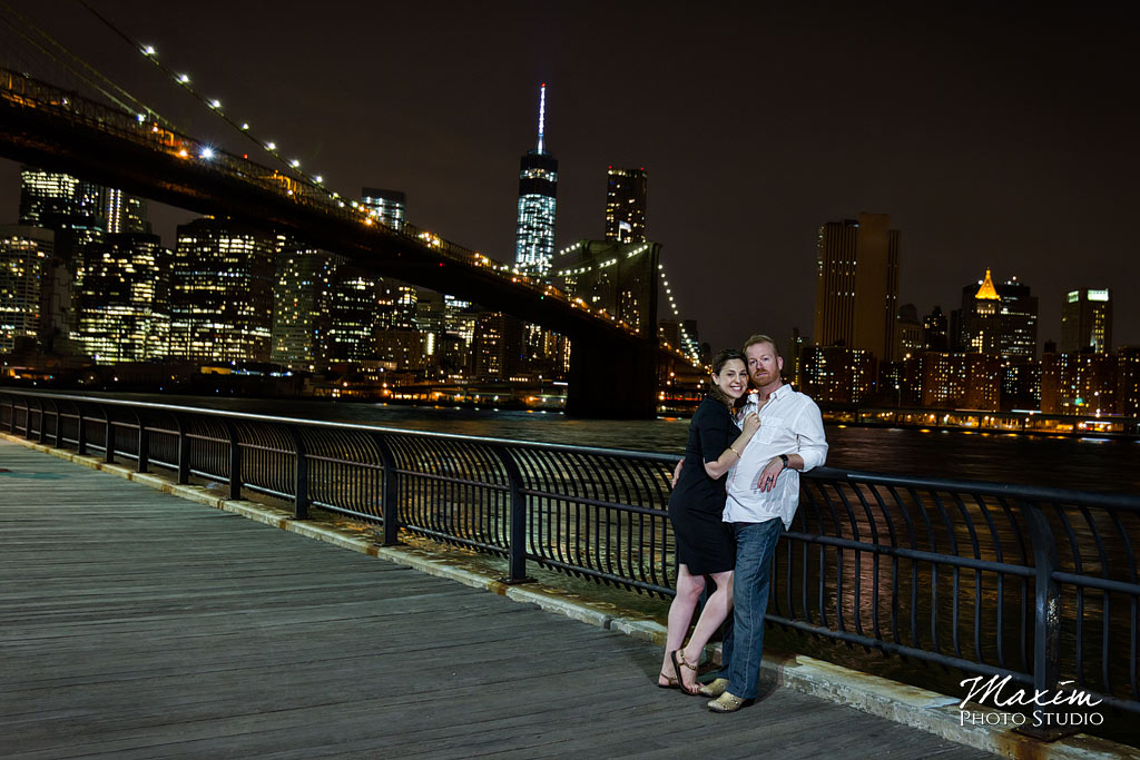 brooklyn bridge NYC engagement photography