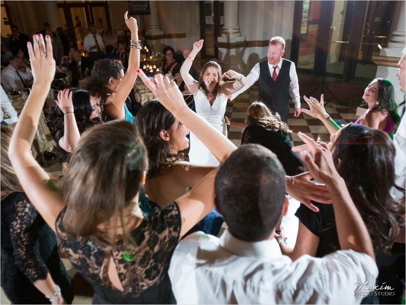 Cincinnati Music Hall Jewish Wedding Reception