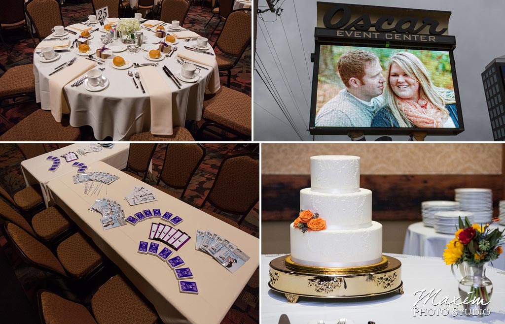 Oscar Event Center Cincinnati Wedding cake