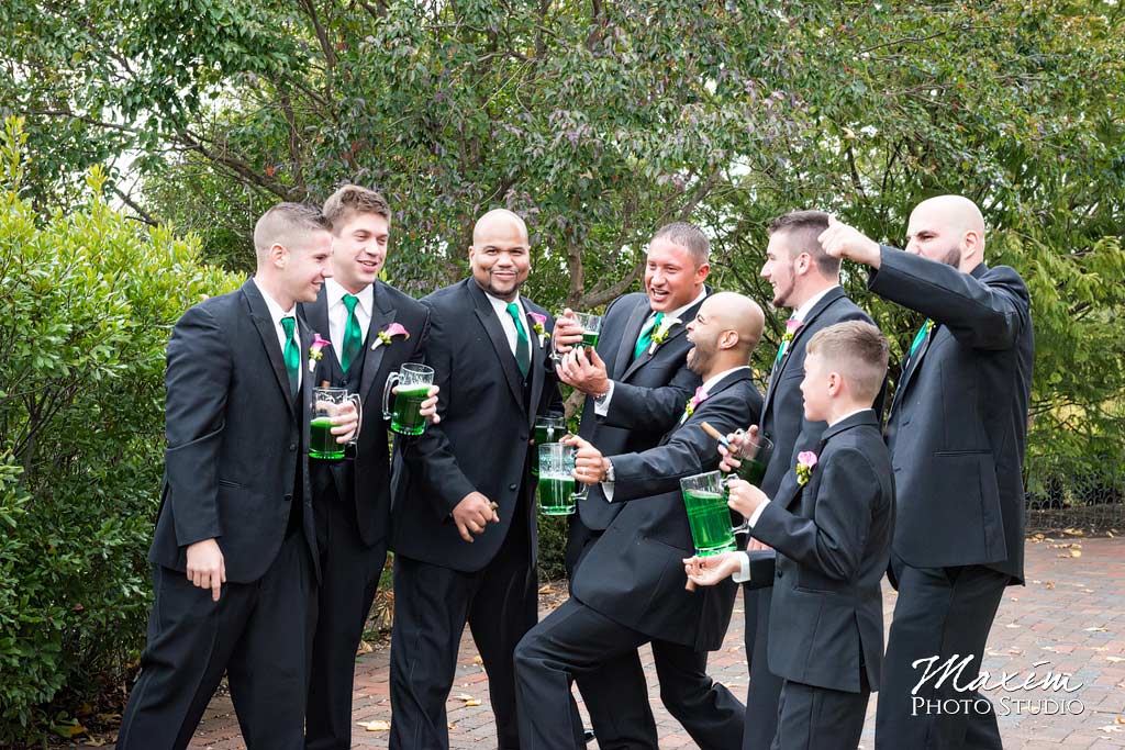 Glenwood Gardens Cincinnati Wedding Groomsmen