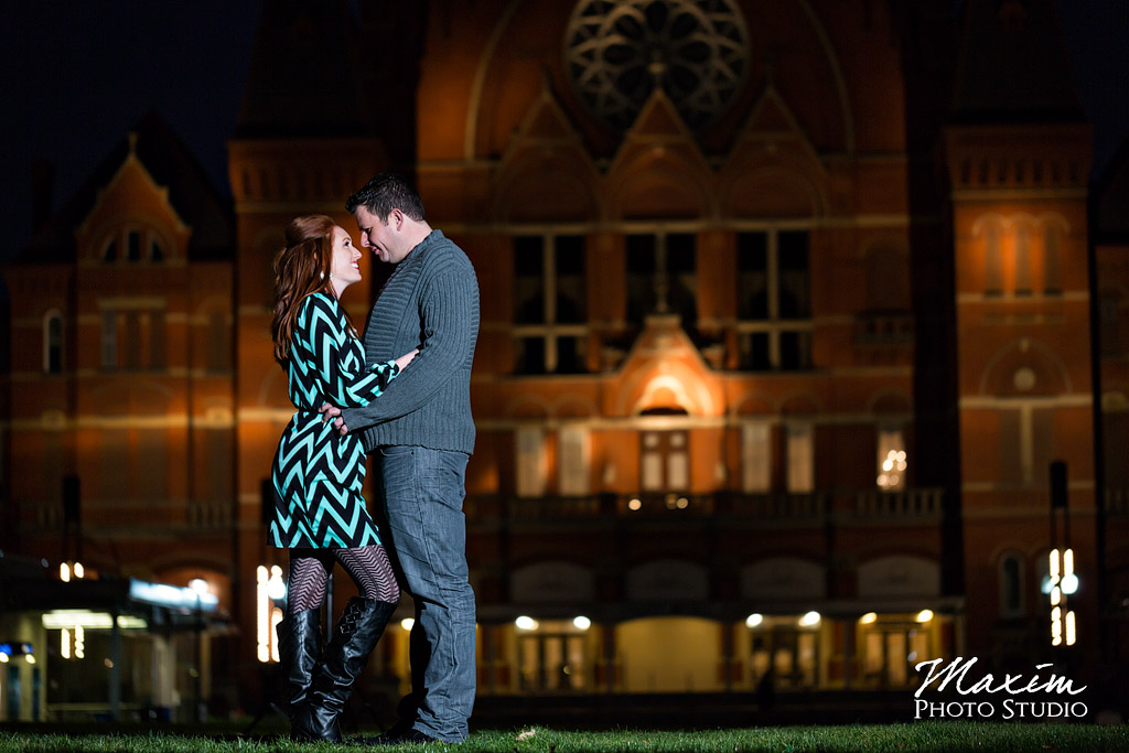 Music hall night time engagement