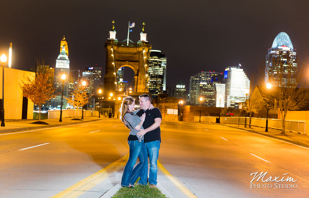 Covington Kentucky Off Camera Engagement