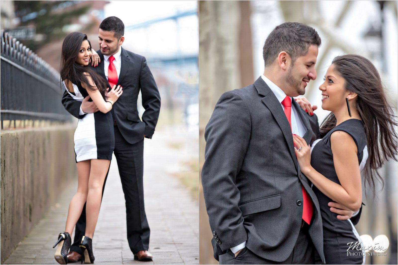 Riverside Historic District Winter Engagement