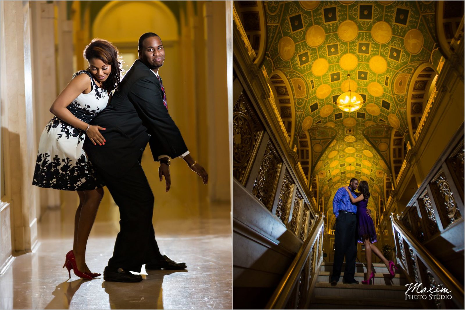 Dixie Terminal Cincinnati Winter Engagement