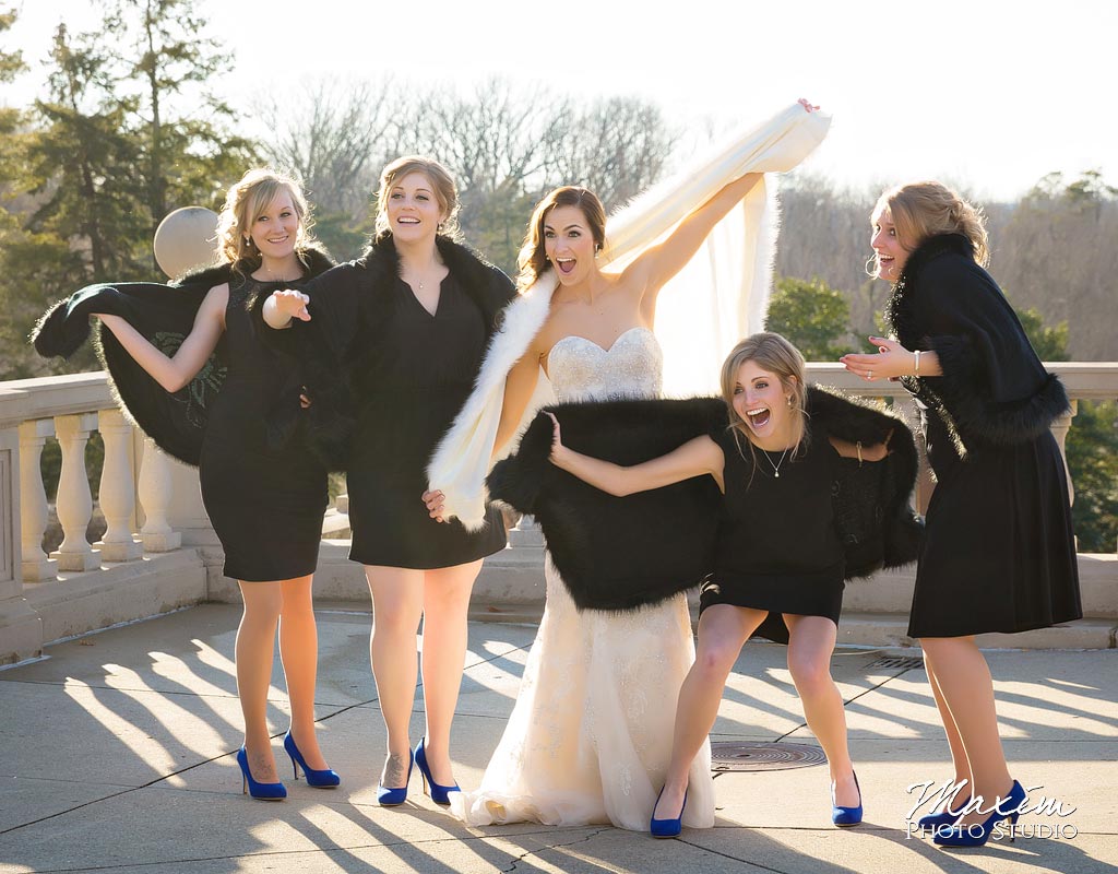 Ault Park Cincinnati Winter Wedding