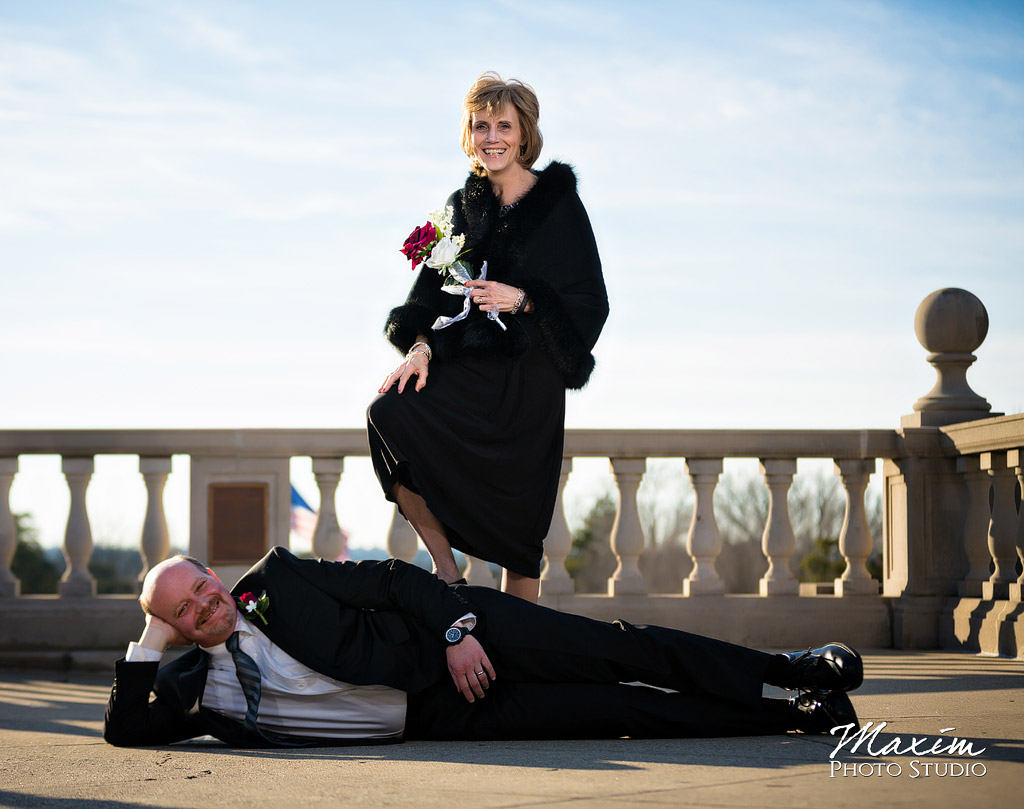 Ault Park Cincinnati Wedding Fun Portraits