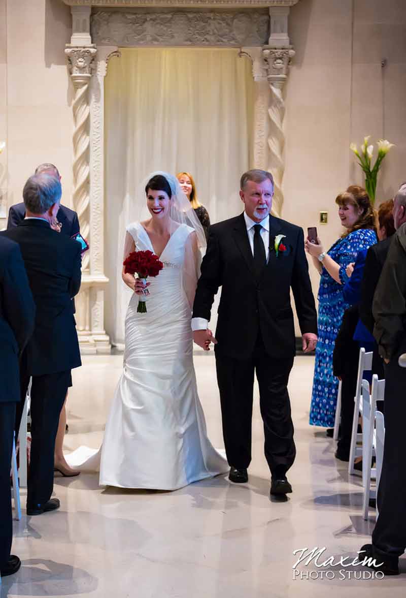 Dayton Art Institute wedding ceremony