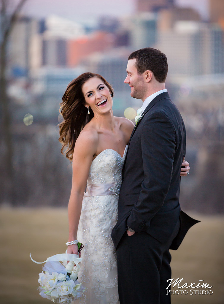 Devou Park Cincinnati Bride Groom Portraits