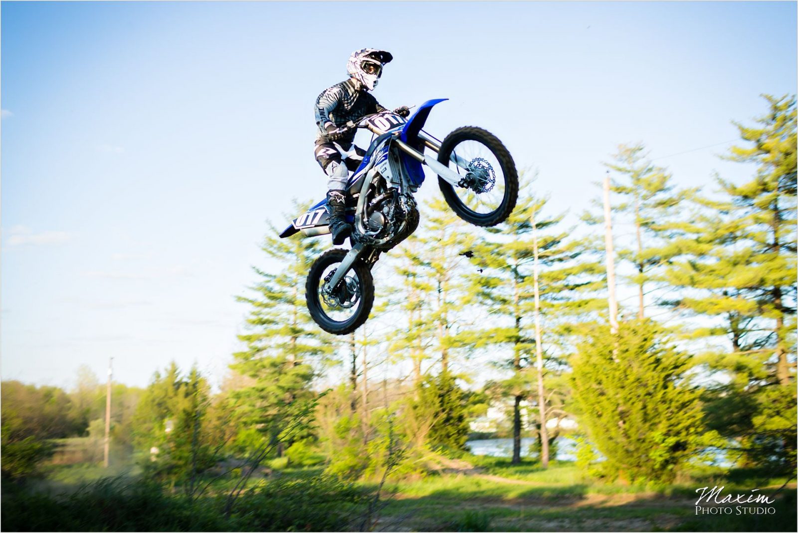 Dayton Wedding Photographers Motorcross bike engagement