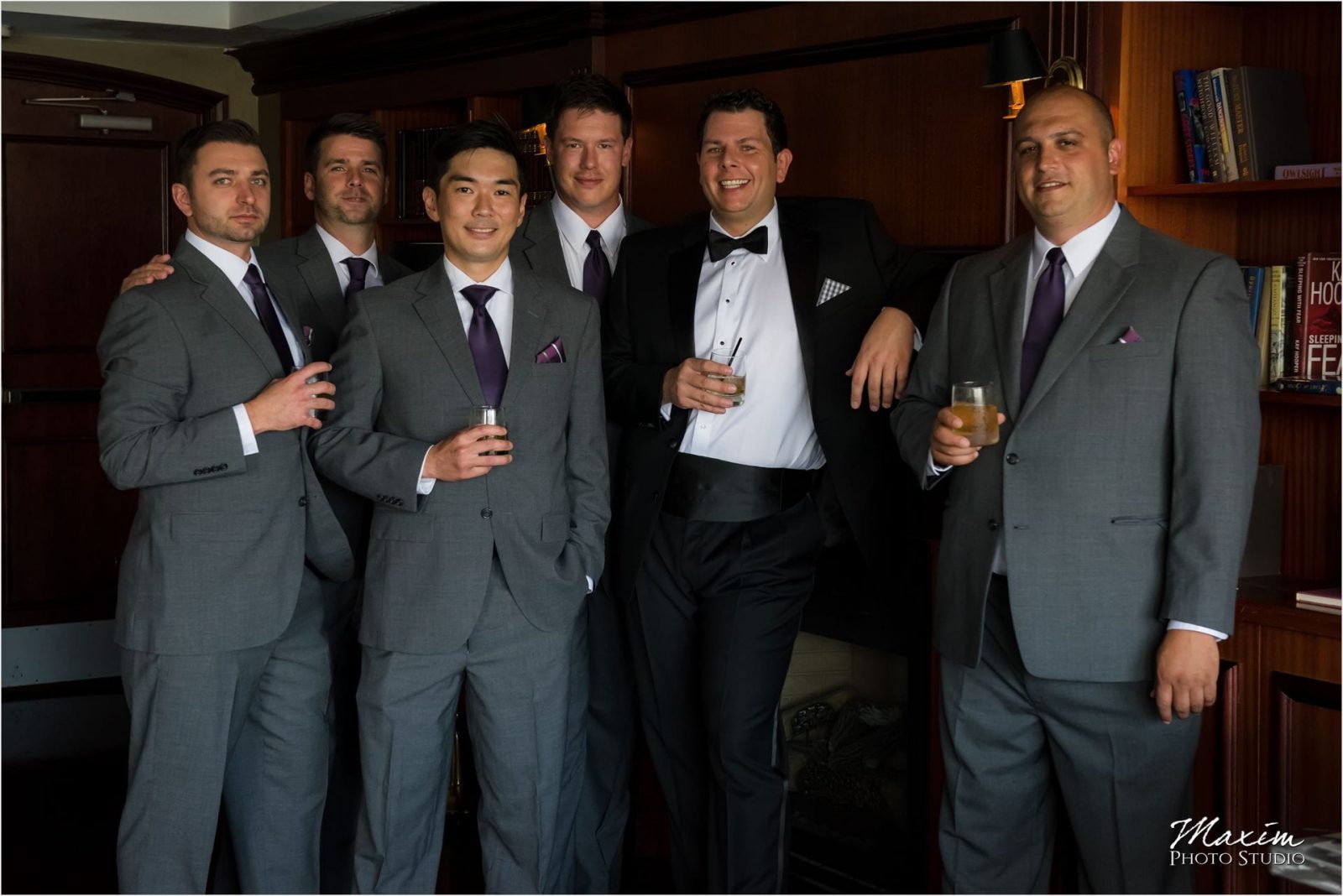 Marriott Rivercenter Covington, Cincinnati Wedding, Groomsmen