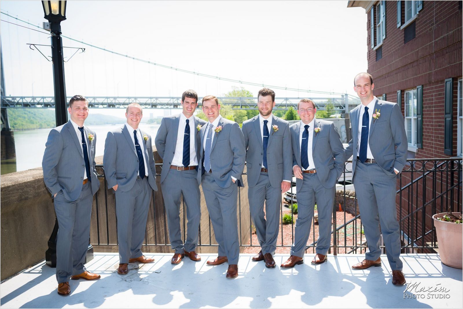 Kentucky Wedding Photographers Potato Hill Farm Wedding Groom Groomsmen