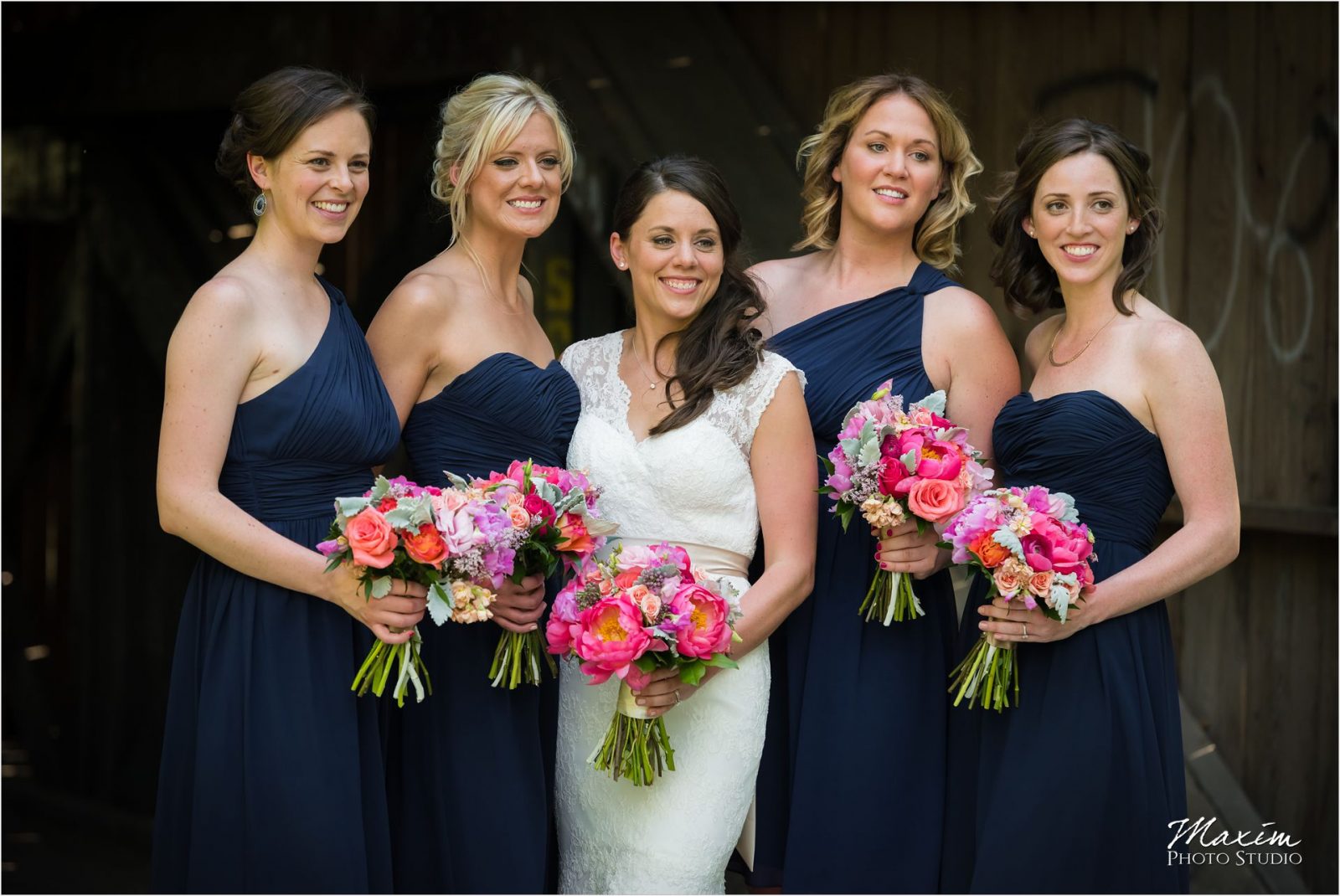 Potato Hill Farm Wedding Bridal Party pictures