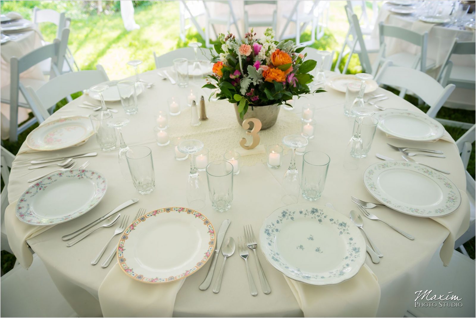 Potato Hill Farm Wedding Reception decor