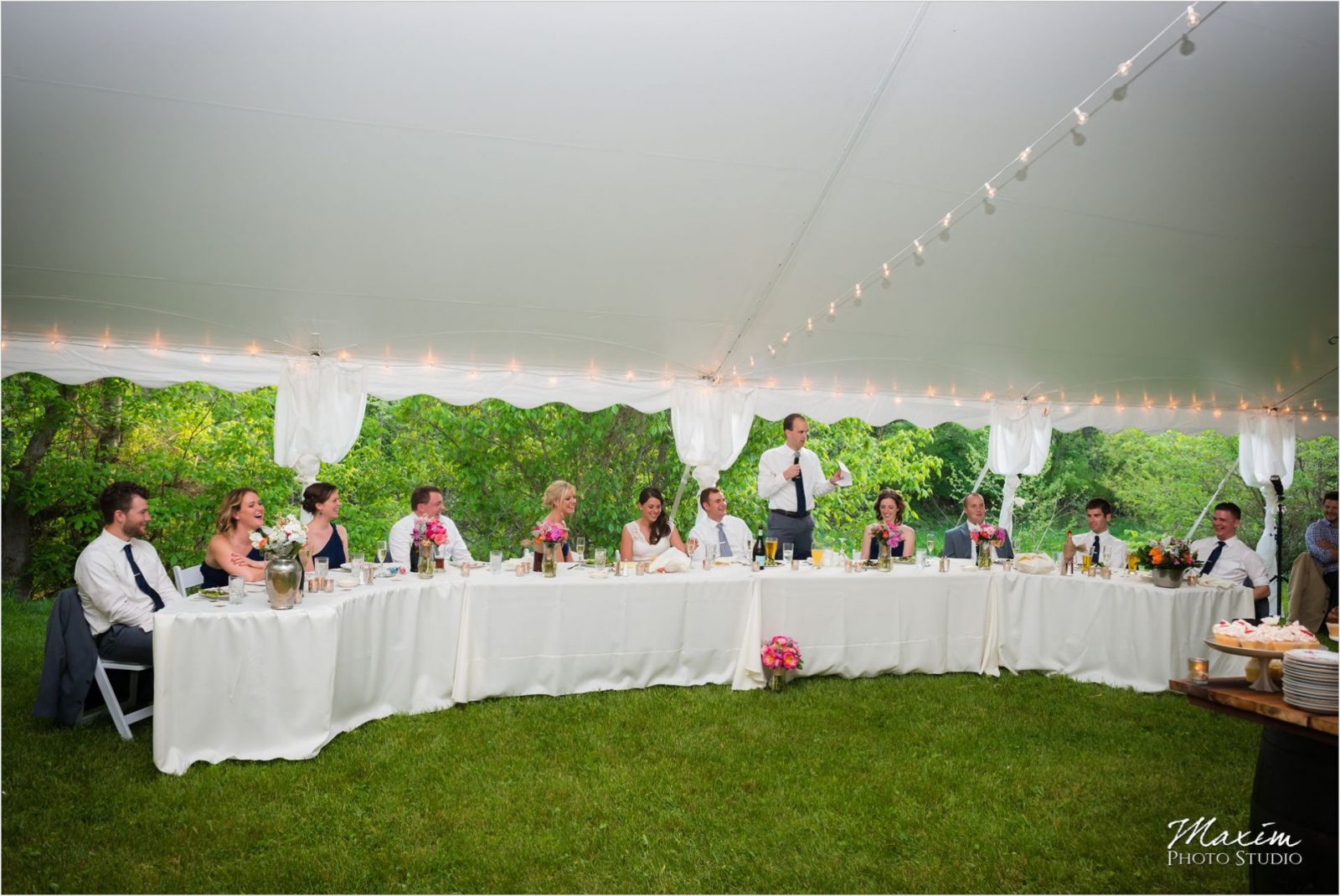 Potato Hill Farm Wedding Reception Toasts