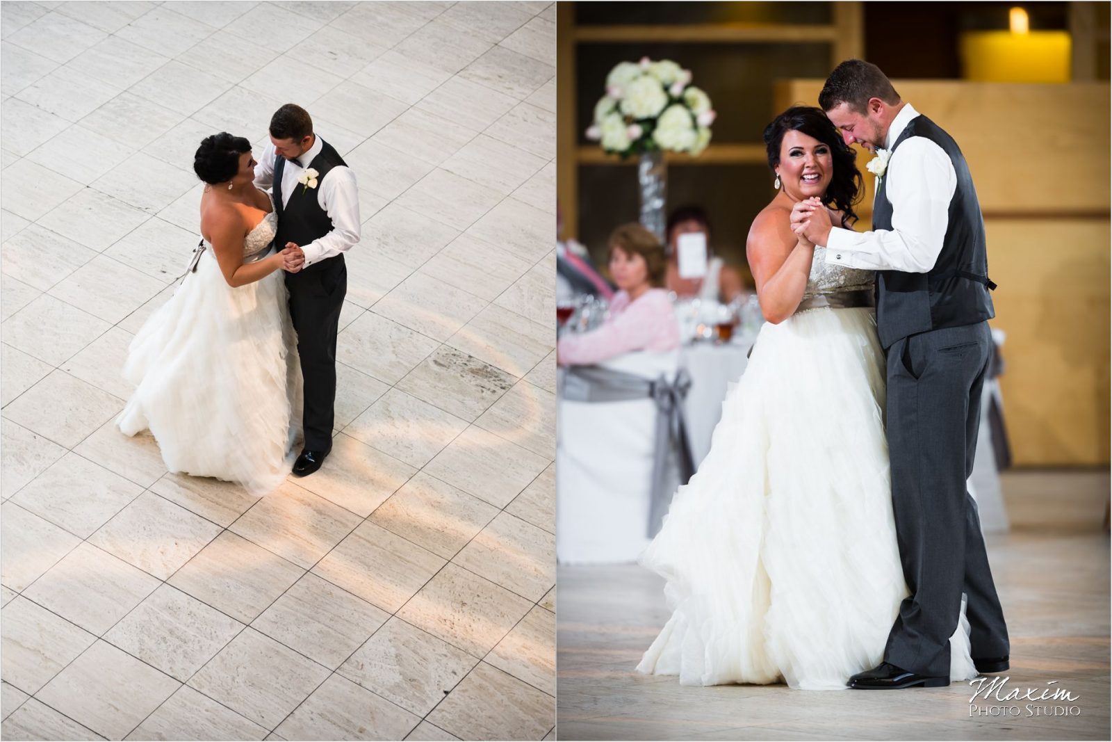 Schuster Center Wedding Reception Bride Groom