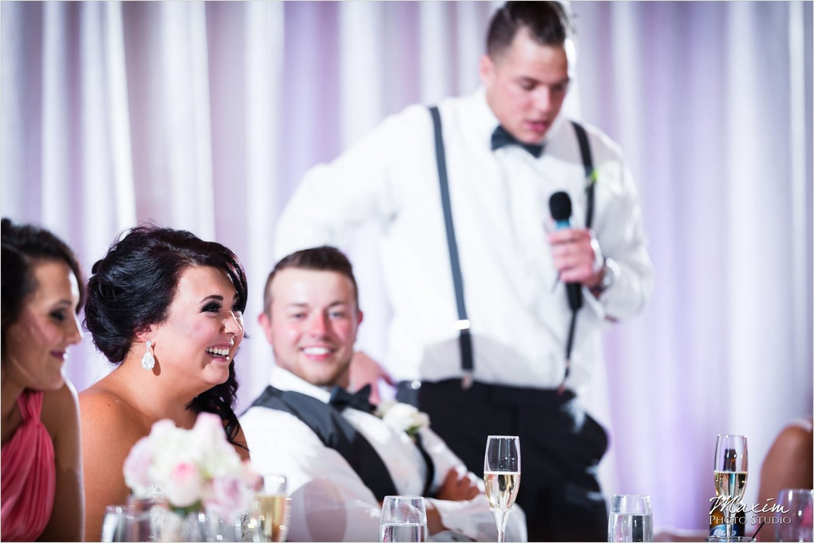 Schuster Center Wedding Reception toasts