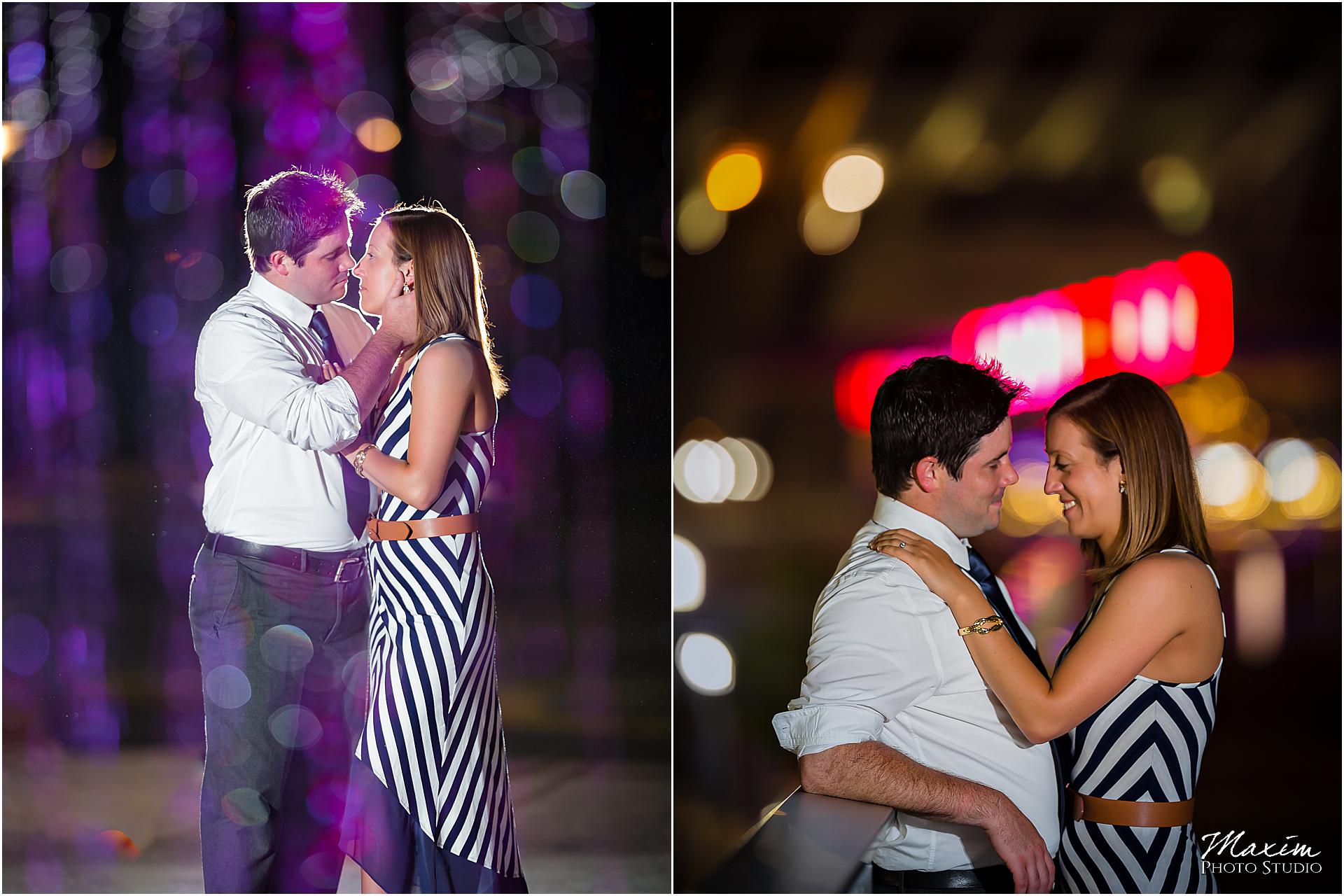 Cincinnati night engagement, Ashley + Jared | Cincinnati Night Engagement