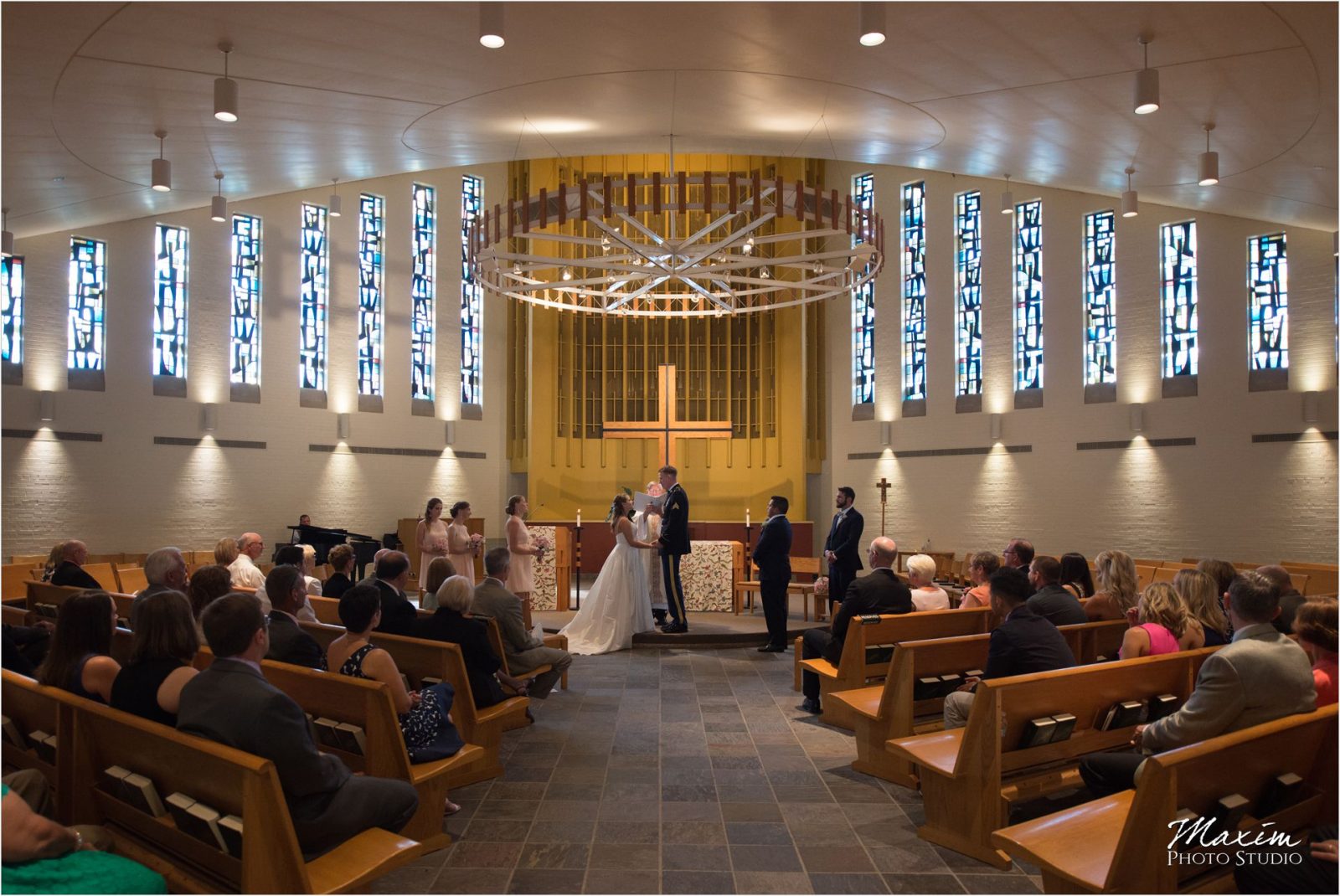 Cincinnati Wedding Photographers Bellarmine Chapel wedding ceremony