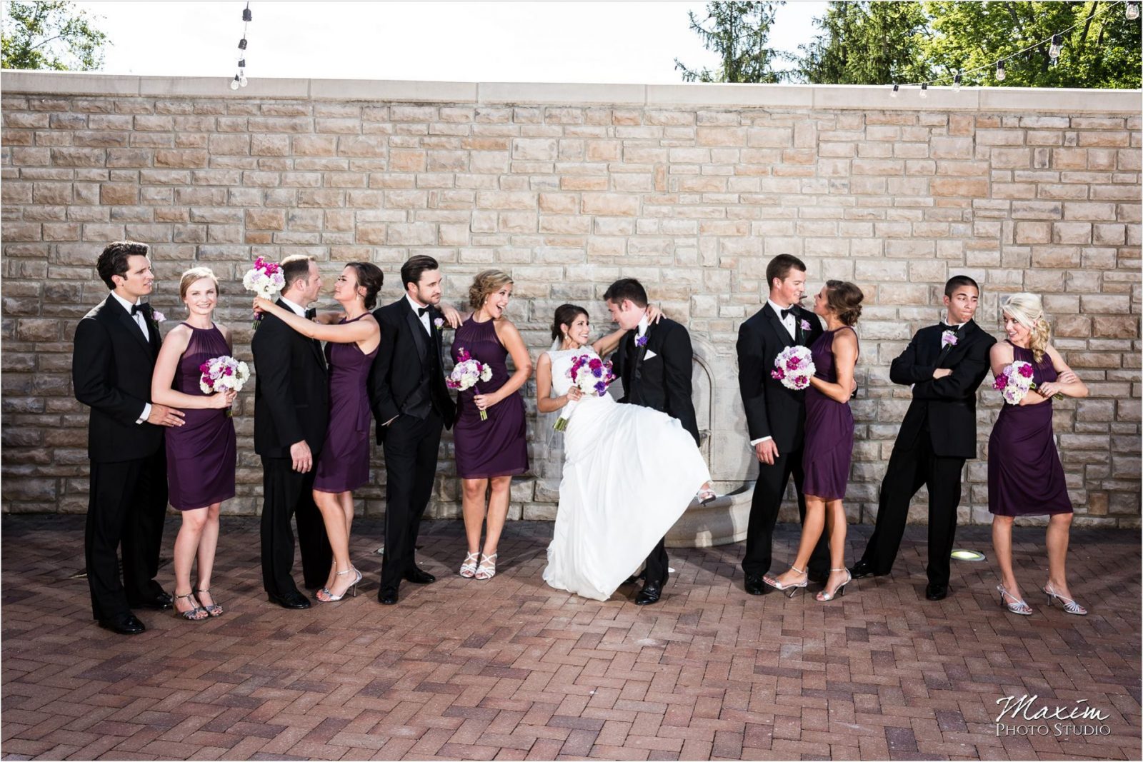 Country Club of the North Wedding Bridal Party