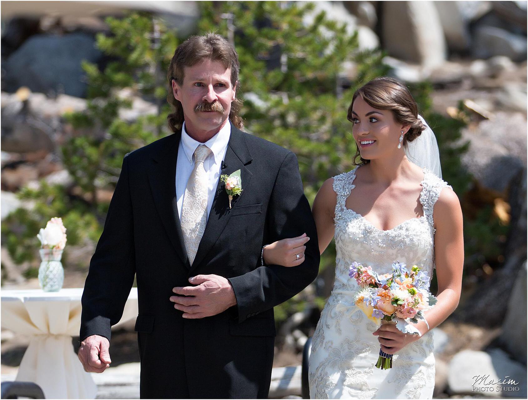 Lake Tahoe Heavenly Village Destination Wedding Ceremony