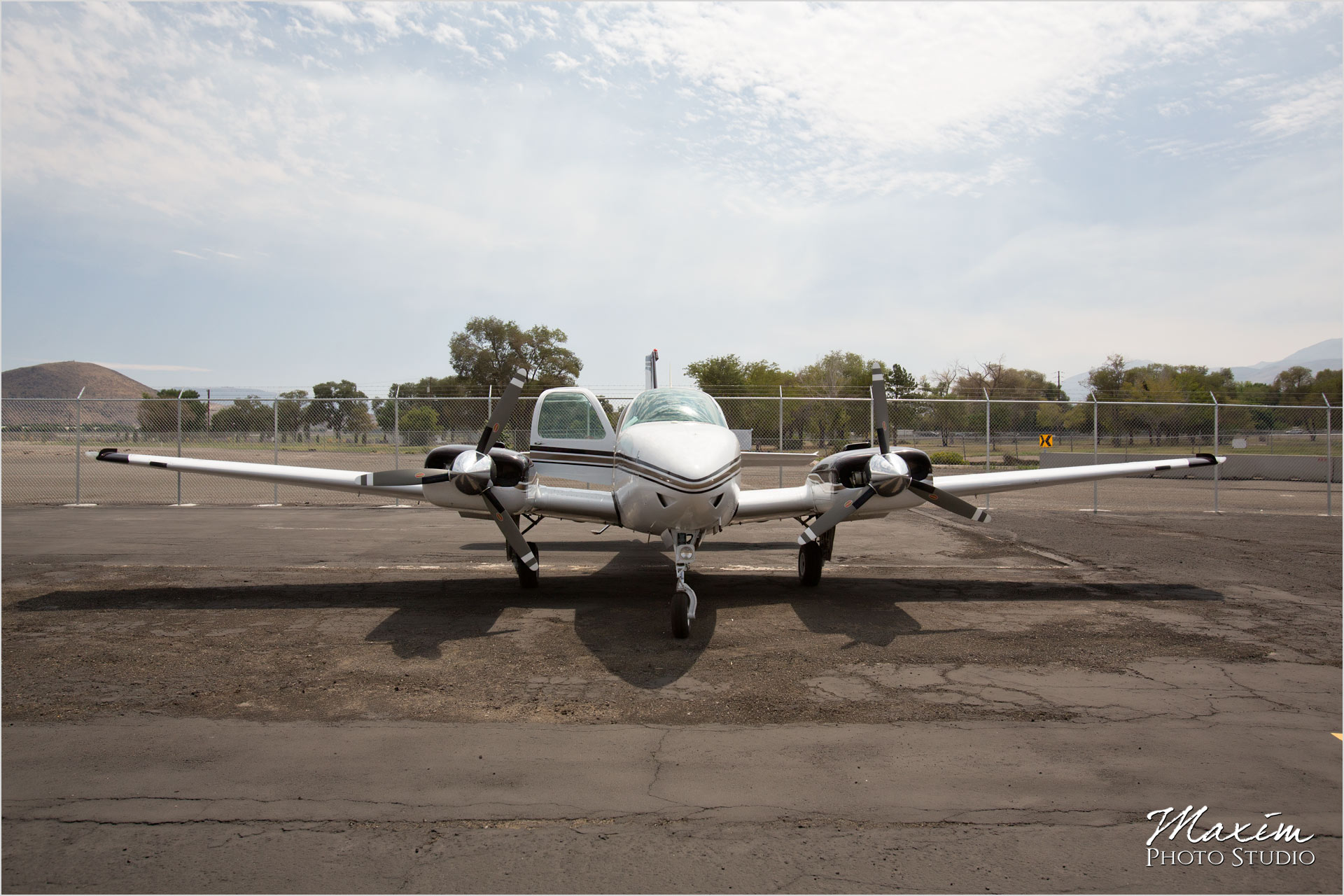 Lake Tahoe Heavenly Village Destination Wedding plane