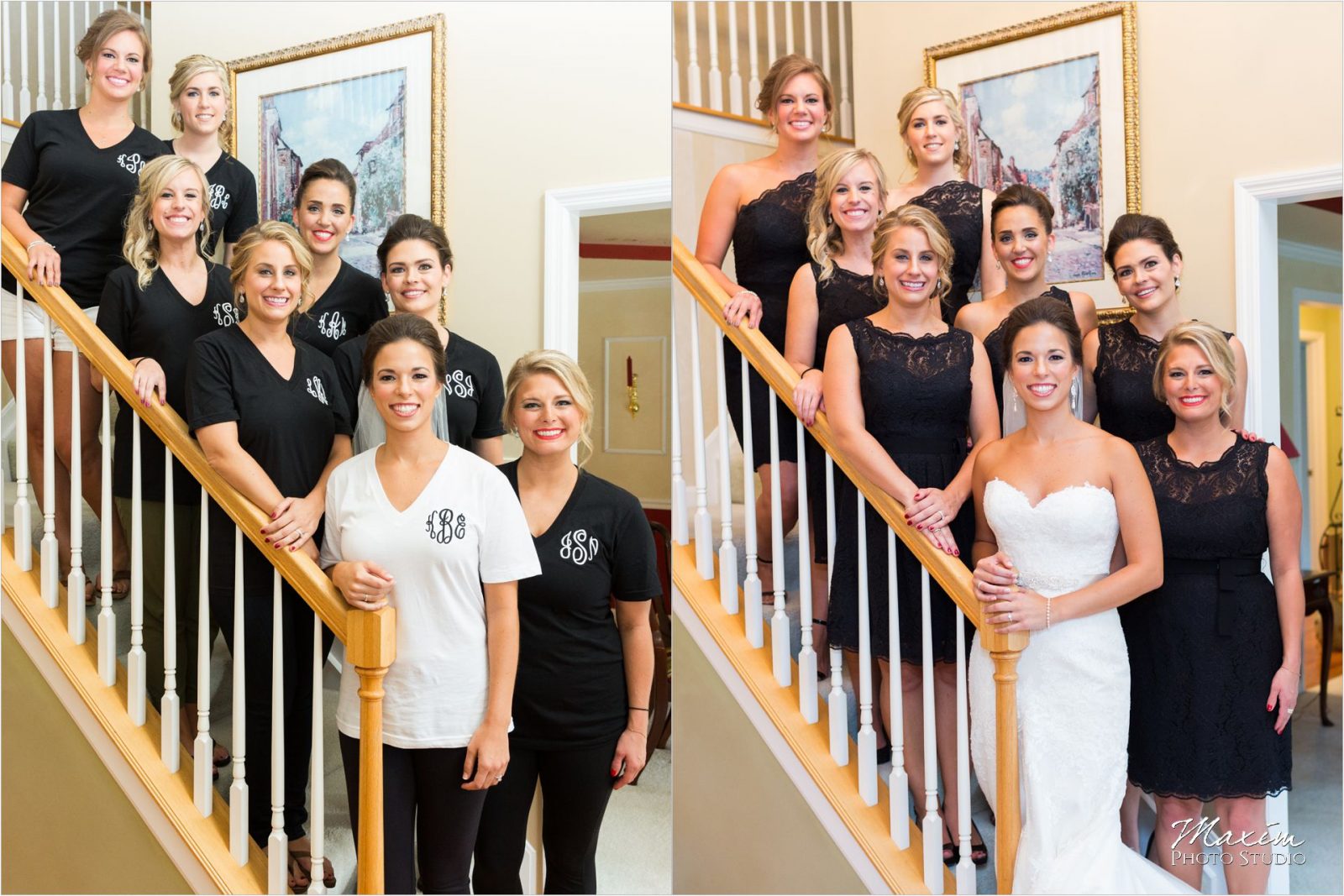 The Phoenix Cincinnati Wedding Photography Bride before After